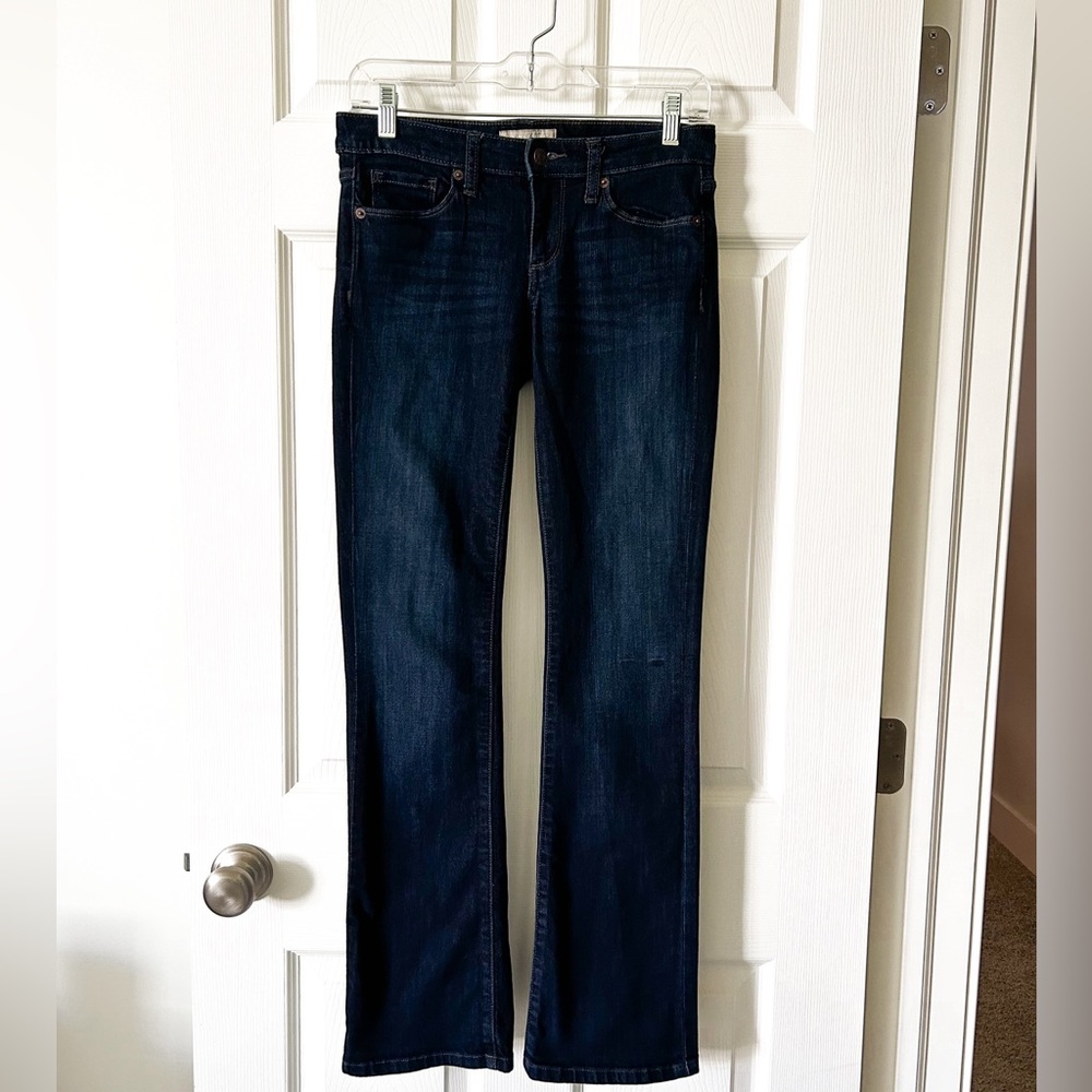 EUC Banana Republic Slim Bootcut Jeans Dark Wash